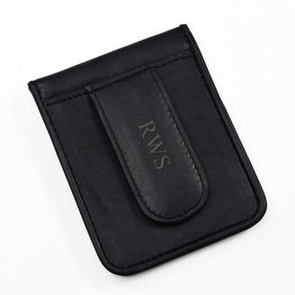 Asstd National Brand Personalized Genuine Leather Money Clip