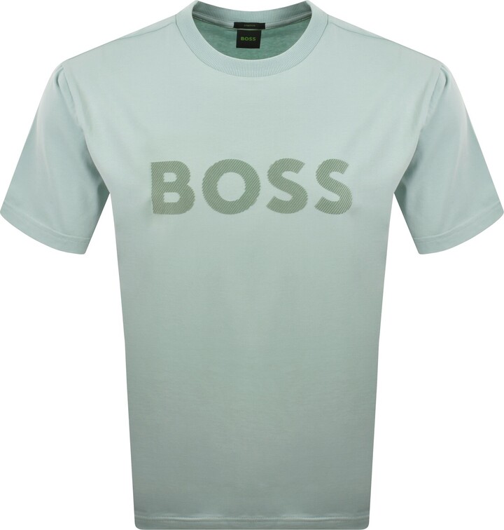 Boss Athleisure BOSS Iconic Logo T Shirt Blue