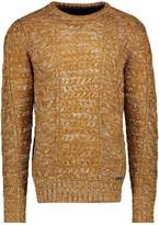 Thumbnail for your product : boohoo Cable Knit Marl Crew Neck Jumper