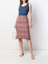 Thumbnail for your product : Etro embroidered midi skirt