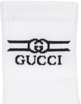 Thumbnail for your product : Gucci Labelina Cotton Blend Socks