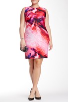 Thumbnail for your product : Julia Jordan Printed Sleeveless Dress (Plus Size)