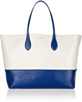Thumbnail for your product : Rochas Two-tone glazed-leather tote