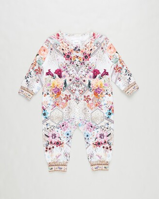 Camilla Girl's White Longsleeve Rompers - Full Length Onesie - Babies - Size 12-18 months at The Iconic