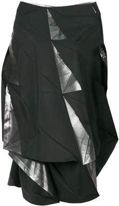 Issey Miyake off the shoulder origami dress