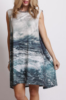 Thumbnail for your product : Fallon Holmes & Ocean Print Dress