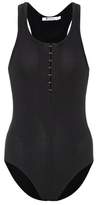 T by Alexander Wang Ribbed cotton-blend bodysuit