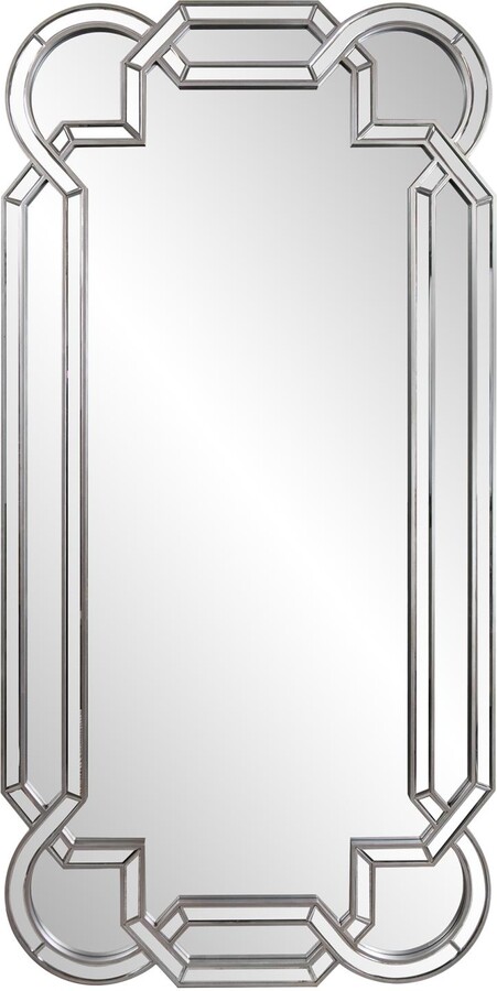 Tyler Dillion Tyler Dillon Oversized Arched & Curved Multi-Beveled Wall Mirror 40"W x 80"H