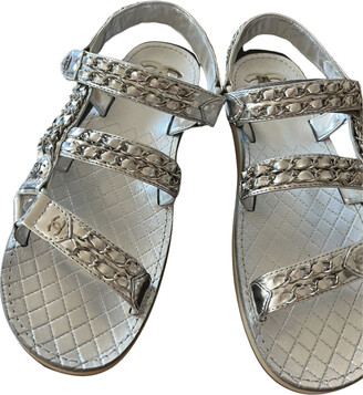 Chanel Women's Silver Sandals