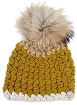 Thumbnail for your product : Mischa Lampert Women's Fur Pom-Pom Wool Hat - Dijon