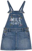 Thumbnail for your product : Juicy Couture Wild Hearts Denim Pinafore for Girls