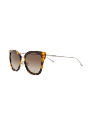 HUGO BOSS tortoiseshell-effect square sunglasses