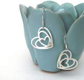 Thumbnail for your product : Zelda Wong Sterling Silver Heart Earrings