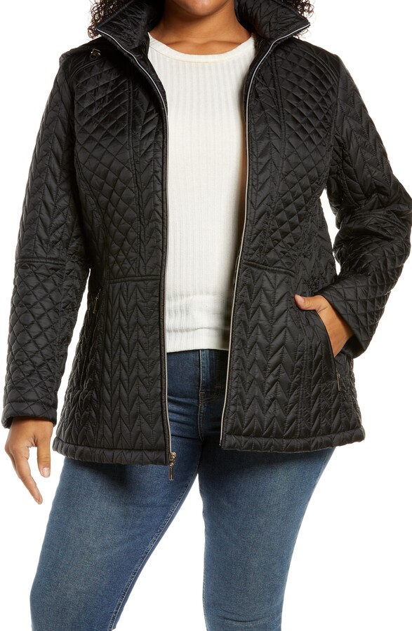 Gallery Quilted Jacket Hood - ShopStyle