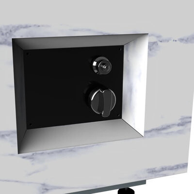 Latitude Run 42 Inch Propane Gas Fire Pit Table Rectangular Gray With Lid Cover Lava Rock Tank Storage Side Table For Outdoor Patio Storage Captivate