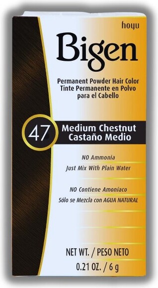 Bigen BIGENChestnut#47PermanentPowderHairColor|NoAmmonia|(0.21oz)