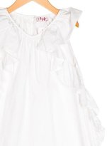 Thumbnail for your product : Il Gufo Girls' Ruffle-Trimmed Shift Dress