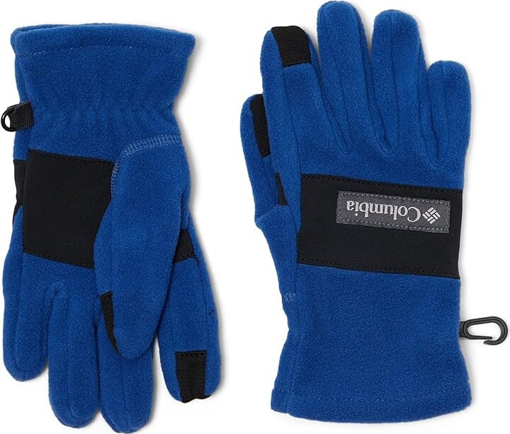 Columbia Fast Trektm III Gloves (Little Kid/Big Kid) Extreme Cold Weather Gloves Mountain Blue : XL, Polyester
