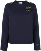 Thumbnail for your product : RED Valentino embroidered back sweatshirt