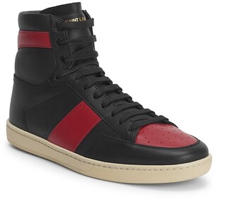 saint laurent red sneakers