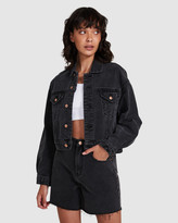 Thumbnail for your product : Insight Women's Coats & Jackets - Presley Balloon Sleeve Denim Jacket - Size One Size, XS at The Iconic