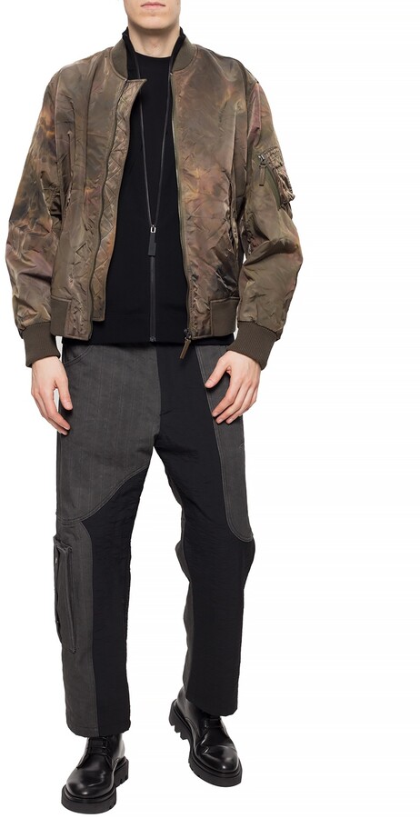 Yves Salomon Bomber Jacket Men's Green - ShopStyle