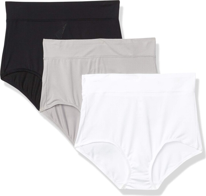 Warner's Women's Blissful Benefits Muffin Top Breathable Micro Brief