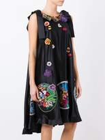 Thumbnail for your product : Fendi floral embroidered dress