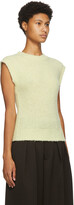 Thumbnail for your product : AURALEE Yellow Alpaca Wool Knit Vest