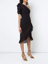 Thumbnail for your product : Ulla Johnson Gwyneth asymmetric ruffle trim dress
