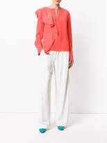 Thumbnail for your product : Emilio Pucci draped ruffle blouse
