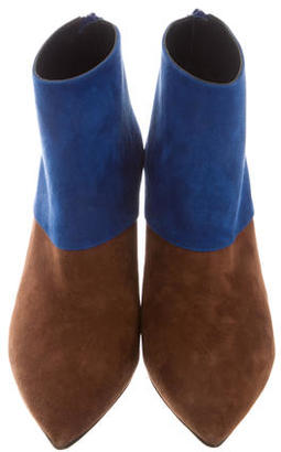 Pierre Hardy Bicolor Suede Ankle Boots w/ Tags