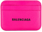 Thumbnail for your product : Balenciaga Cash Card Holder in Acid Fuchsia & Black | FWRD