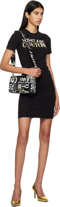 Versace Jeans Couture Black Doodle Logo Bag