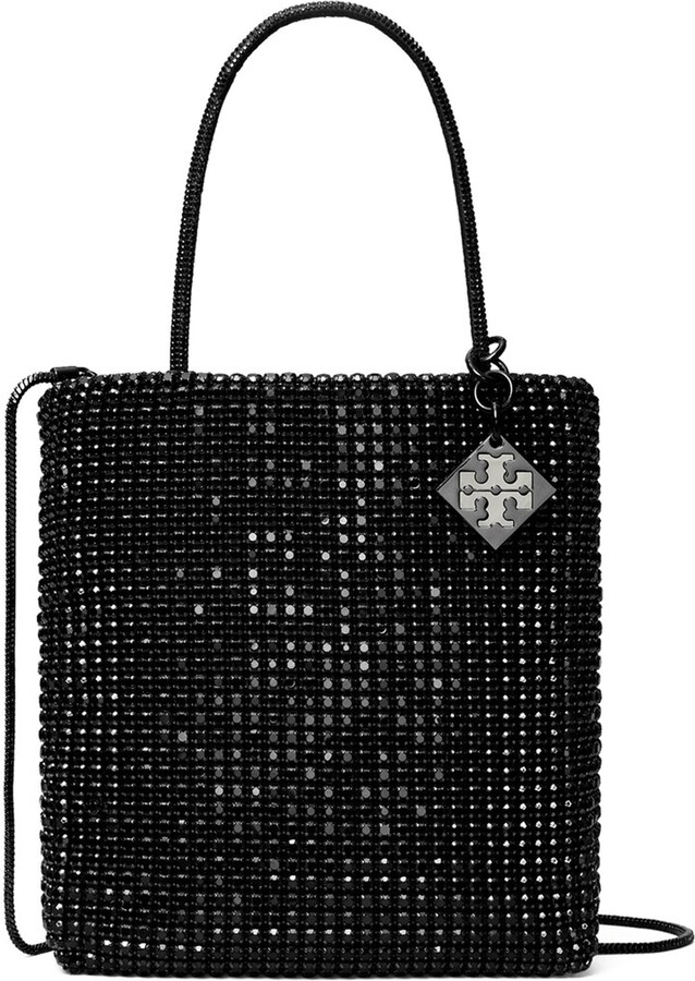 Tory Burch Night Owl Crystal Embellished Mini Tote