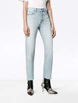 Thumbnail for your product : Saint Laurent Blue High Waisted Slim Jeans