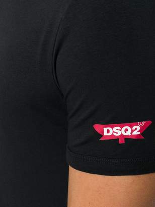 DSQUARED2 logo sleeve slim fit T-shirt