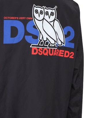 DSQUARED2 Ovo Capsule Logo Print Tech Jacket - ShopStyle Outerwear