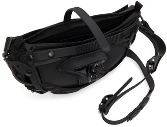 Innerraum Black Panelled Bum Bag