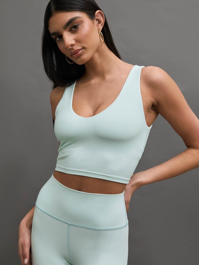 Carbon38 One Shoulder Convertible Bra Top in Melt - Clearly Aqua - ShopStyle