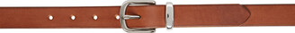 Maximum Henry Brown Slim Standard Solid Keeper Belt