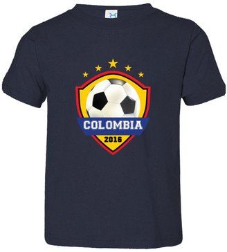HQ Tees Little Boy/Girl Colombia Soccer 2016 Top Quality Toddler Tee