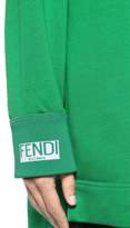 Thumbnail for your product : Fendi HOODED EMBELLISHED LOGO SWEATSHIRT