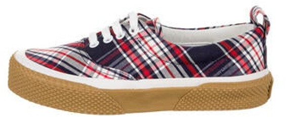 celine plaid sneakers