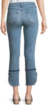Thumbnail for your product : J Brand Ruby High-Rise Cropped Cigarette Jeans, Patriot