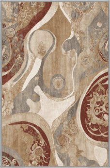 Wrought Studio Crystalline Sands Rug