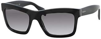 Prada SPR25Q color 1AB0A7 Sunglasses