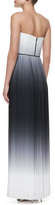 Thumbnail for your product : Milly Monica Ombre Strapless Maxi Dress