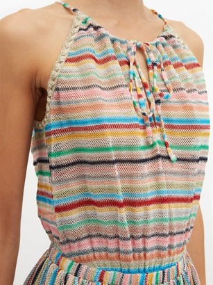 Missoni Mare - Striped Halterneck Mini Dress - Multi