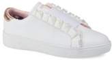 Thumbnail for your product : Ted Baker Astelli Ruffle-Trimmed Sneakers